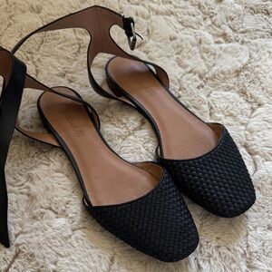 Madewell Black Woven Flats